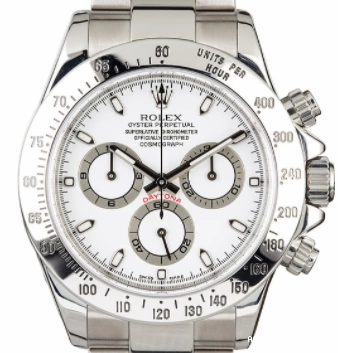 Aaa fake watches Stainless Tachymeter White Rolex Daytona Steel Dial Case Lady 0616